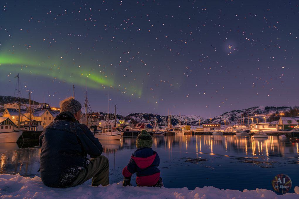 Nordlys sett gjennom kunstig intelligens 15