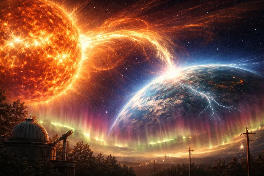 Nordlyset akkurat nå 1